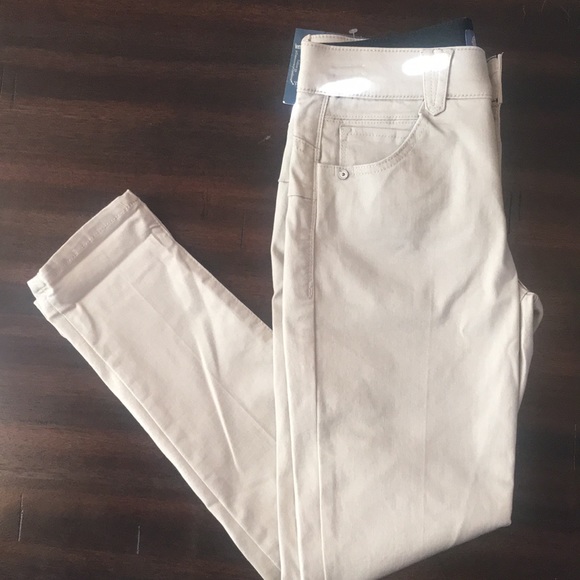 Democracy Tan Ankle Skimmers Pants Size 4 - Picture 12 of 12